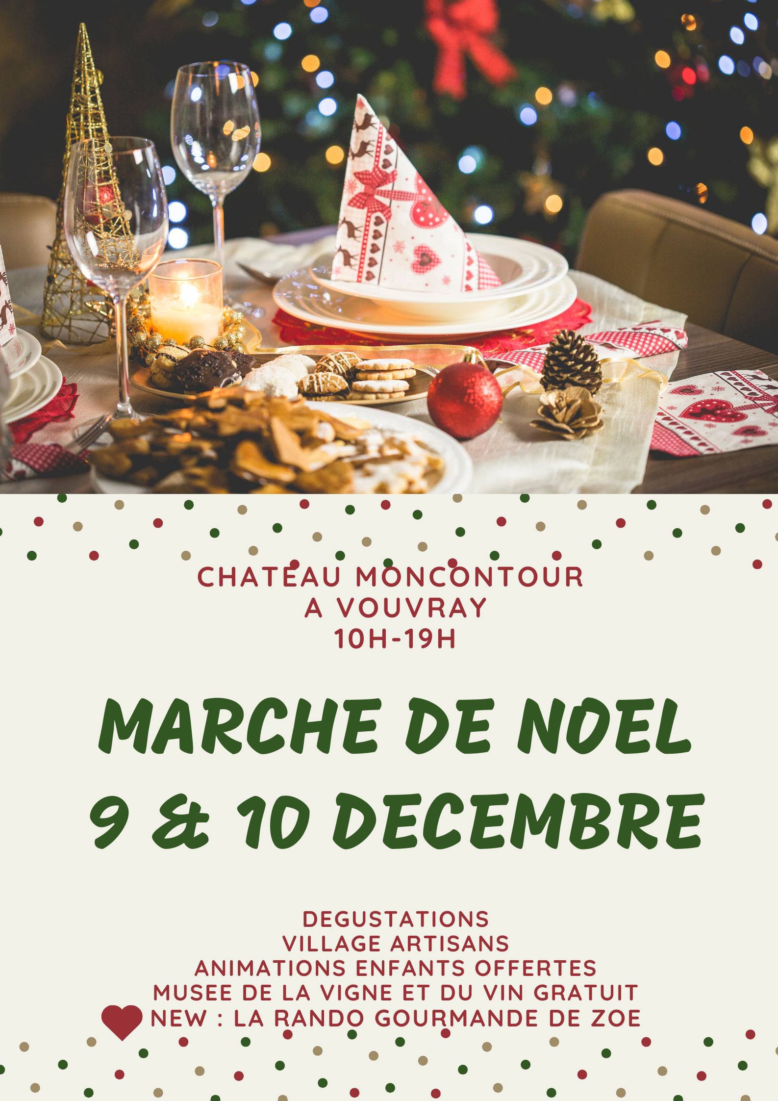 affiche du marché de Moncontour