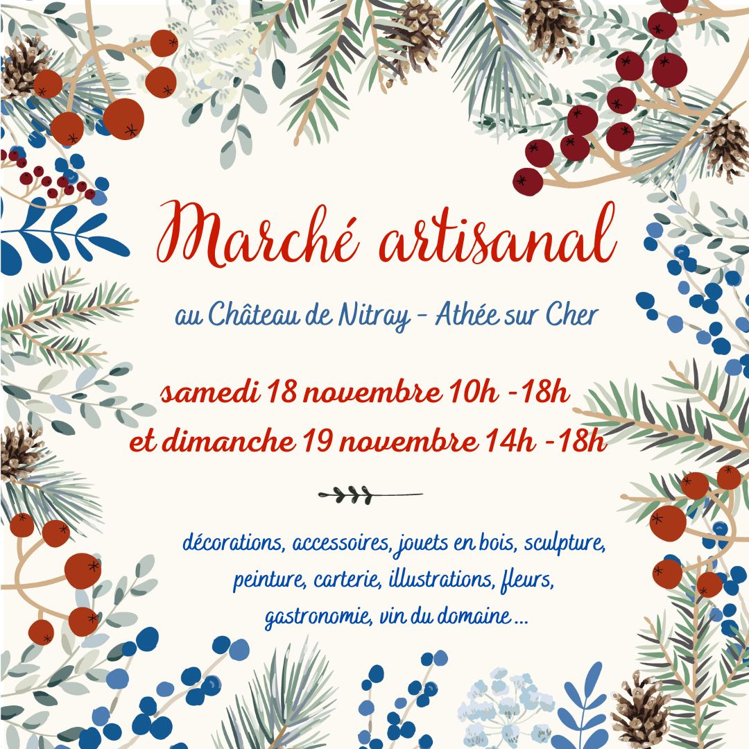 marché artisanal nitray 2023 affiche