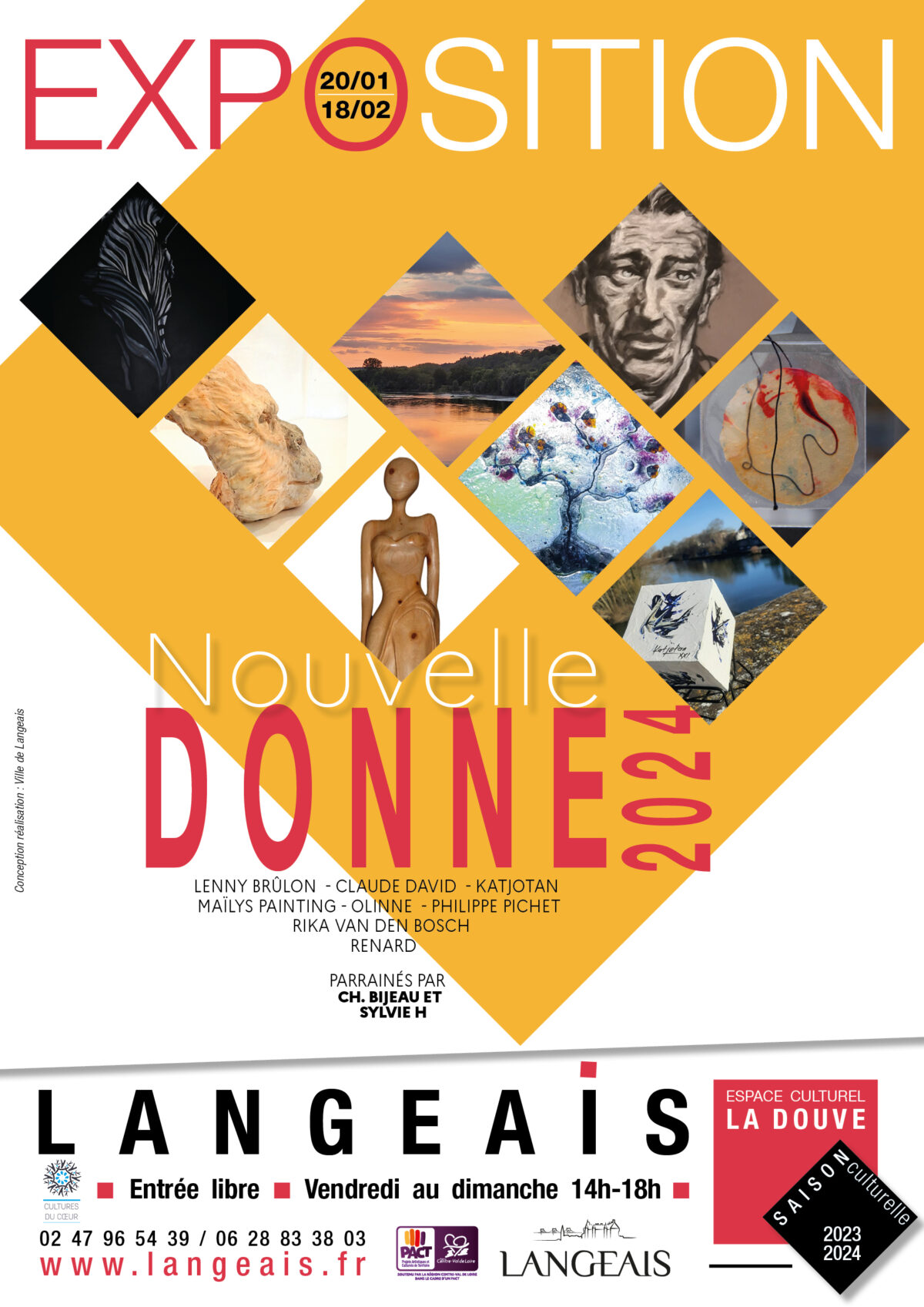 affiche de l'exposition Nouvelle Donne 2024