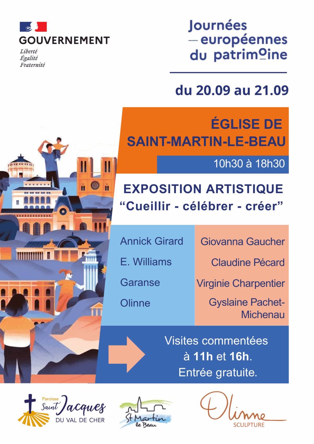 journées européennes du patrimoine 2025 à Saint-Martin-Le-Beau