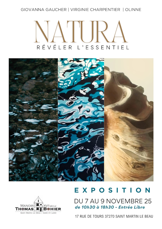 affiche de l'exposition Natura révéler l'essentiel