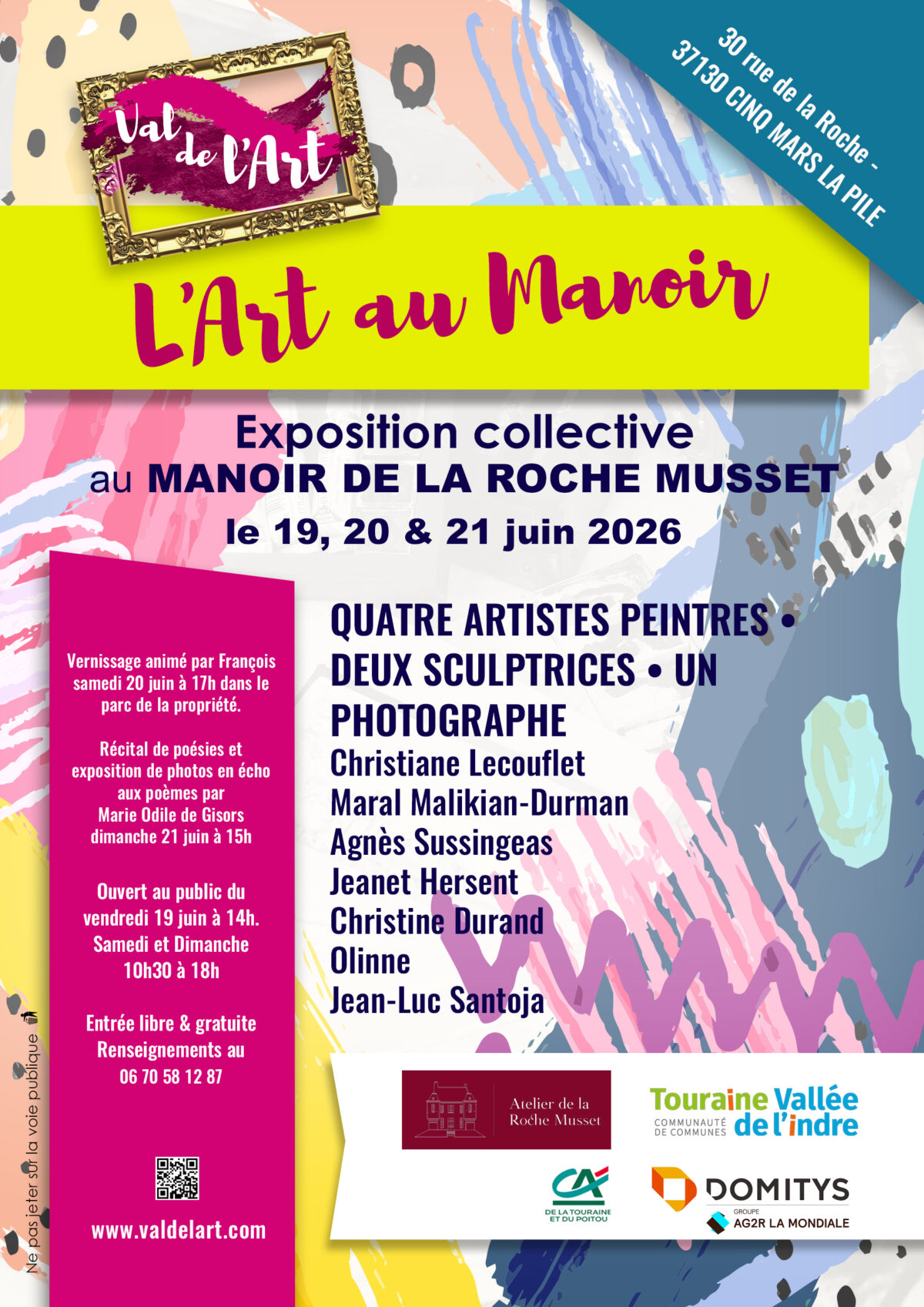 exposition collective au manoir de la roche musset